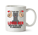 This girl loves her Bouvier Des Flandres - Mug - Dog Lover Mug