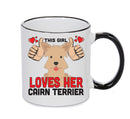 This girl loves her Cairn Terrier Mug - Dog Lover Mug