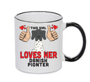 This girl loves her Danish Pointer Mug - Dog Lover Mug