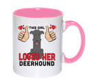 This girl loves her Deerhound Mug - Dog Lover Mug