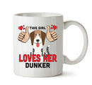 This girl loves her Dunker Mug - Dog Lover Mug