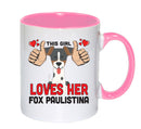 This girl loves her Fox Paulistina Mug - Dog Lover Mug