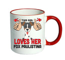 This girl loves her Fox Paulistina Mug - Dog Lover Mug