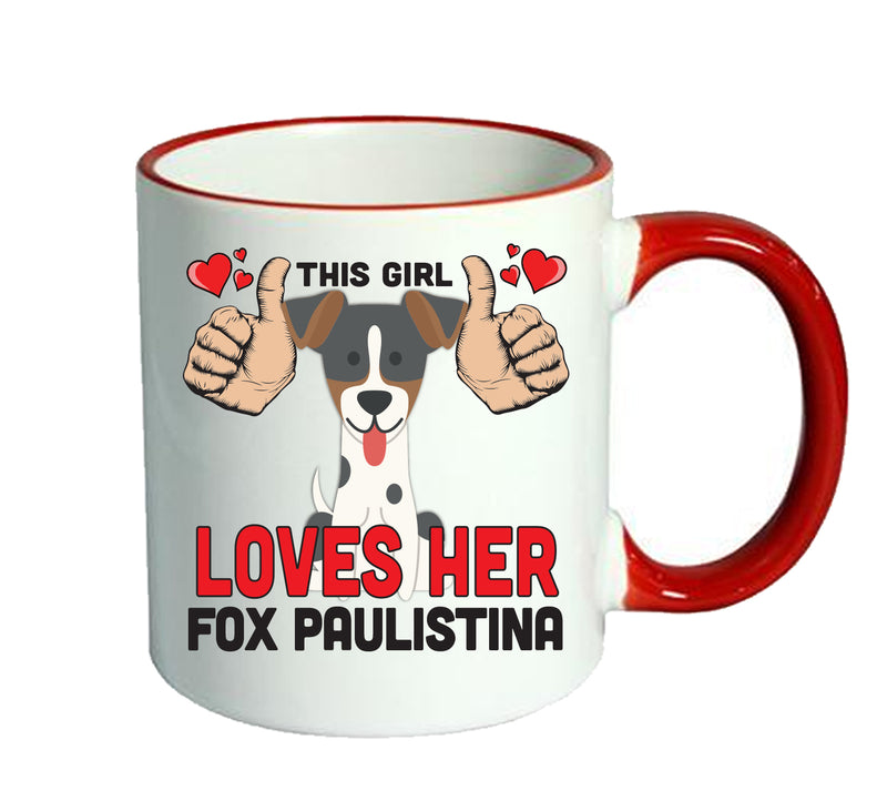 This girl loves her Fox Paulistina Mug - Dog Lover Mug