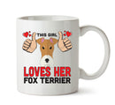 This girl loves her Fox Terrier - Mug - Dog Lover Mug