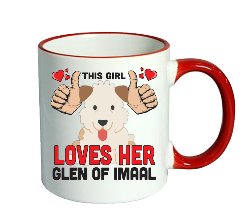 This girl loves her Glen of Imaal Mug - Dog Lover Mug