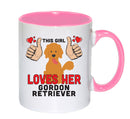 This girl loves her Gordon Retriever Mug - Dog Lover Mug