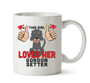 This girl loves her Gordon Setter Mug - Dog Lover Mug