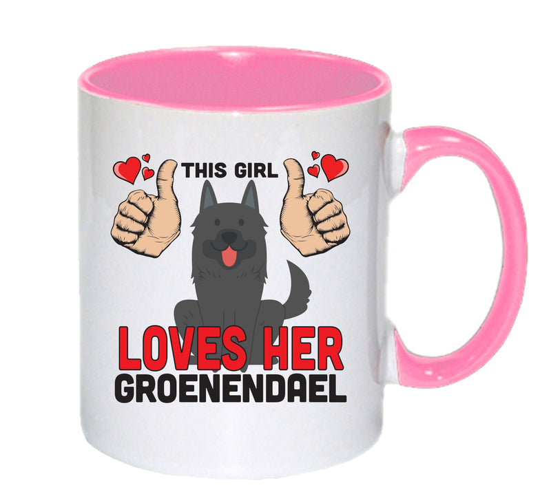 This girl loves her Groenendael Mug - Dog Lover Mug