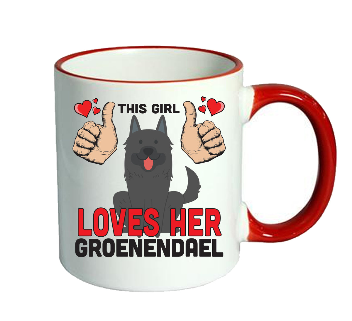 This girl loves her Groenendael Mug - Dog Lover Mug