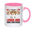 This girl loves her Hamiltonstovare Mug - Dog Lover Mug