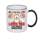 This girl loves her Icelandic Sheepdog Mug - Dog Lover Mug