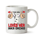 This girl loves her Inka Orchid Mug - Dog Lover Mug