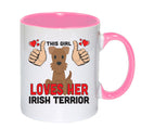 This girl loves her Irish Terrior Mug - Dog Lover Mug