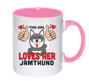 This girl loves her Jamthund Mug - Dog Lover Mug