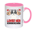 This girl loves her Karakachan Mug - Dog Lover Mug