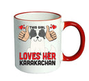 This girl loves her Karakachan Mug - Dog Lover Mug