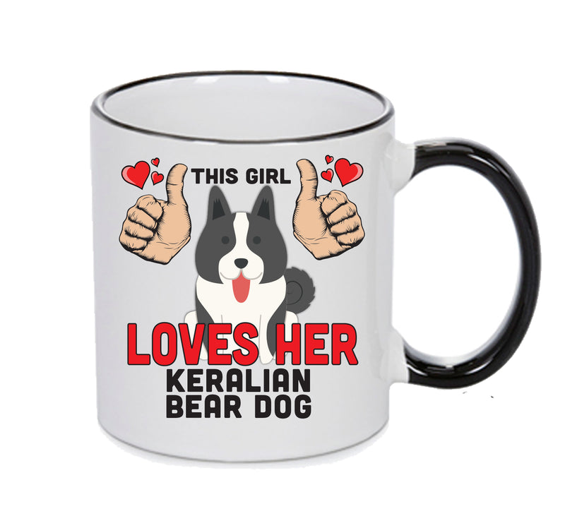 This girl loves her Keralian Beardog Mug - Dog Lover Mug