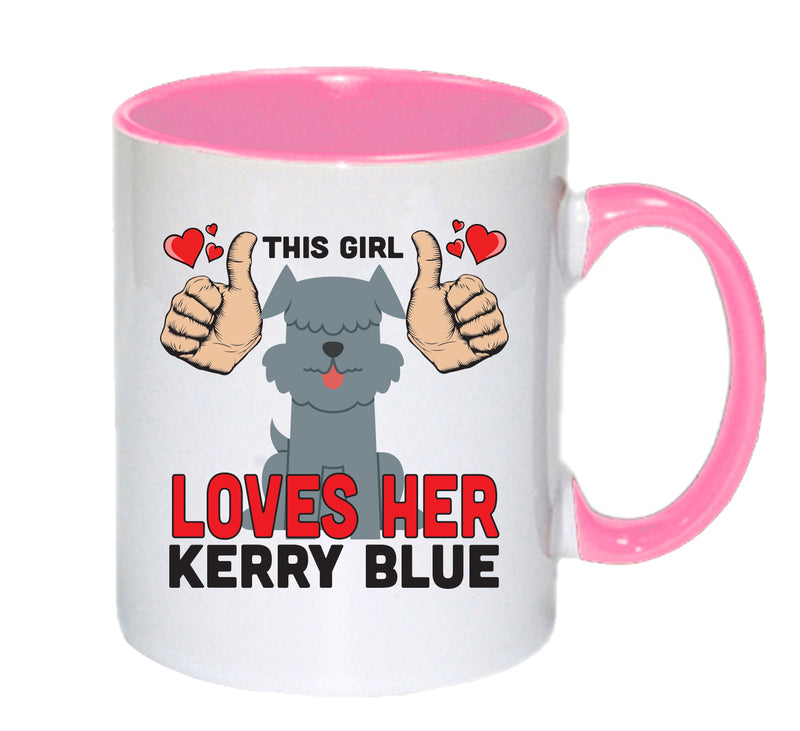 This girl loves her Kerry Blue Mug - Dog Lover Mug