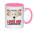 This girl loves her Labrador Mug - Dog Lover Mug