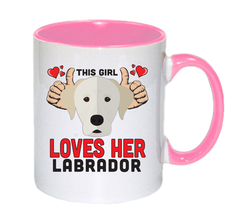 This girl loves her Labrador Mug - Dog Lover Mug