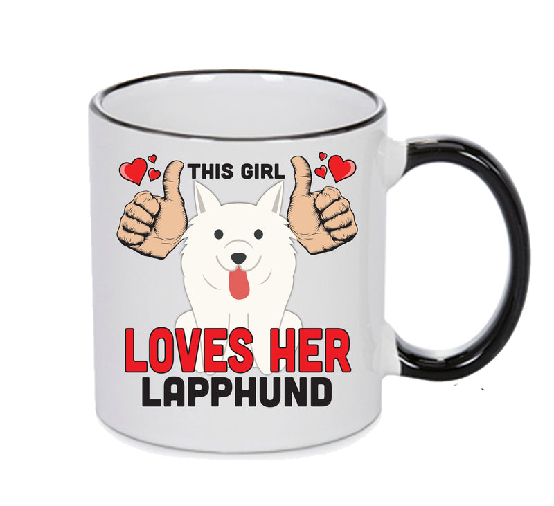 This girl loves her Lapphund Mug - Dog Lover Mug