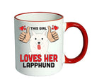 This girl loves her Lapphund Mug - Dog Lover Mug