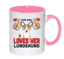 This girl loves her Lundehund Mug - Dog Lover Mug