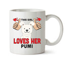 This girl loves her Pumi Mug - Dog Lover Mug