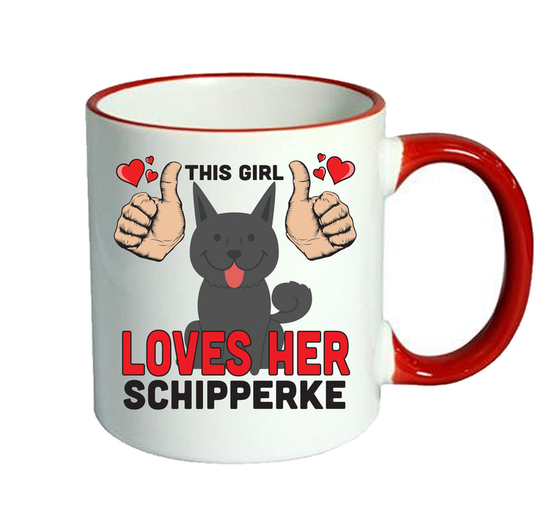 This girl loves her Schipperke Mug - Dog Lover Mug