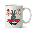 This girl loves her Scottish Terrier Mug - Dog Lover Mug