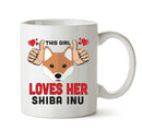This girl loves her Shiba Inu - Mug - Dog Lover Mug