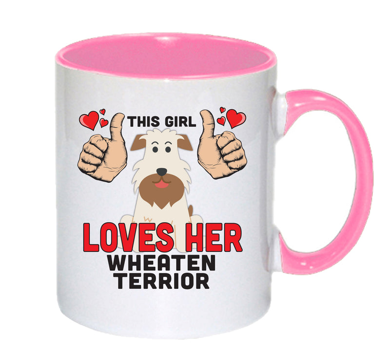 This girl loves her Wheaten Terrior Mug - Dog Lover Mug