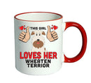 This girl loves her Wheaten Terrior Mug - Dog Lover Mug