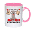 This girl loves her Wolfhound Mug - Dog Lover Mug