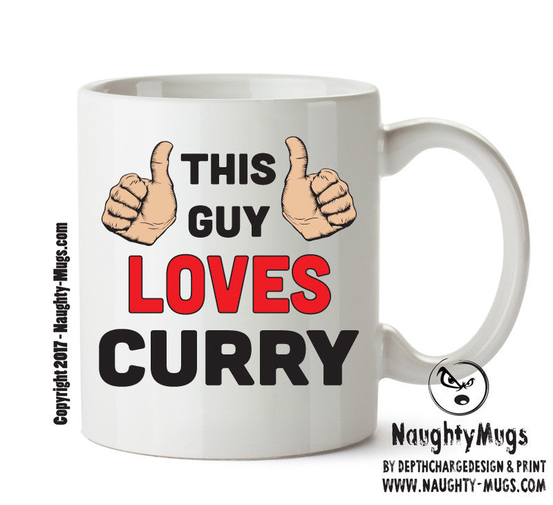 This Guy Loves Curry Personalised ADULT OFFICE MUG