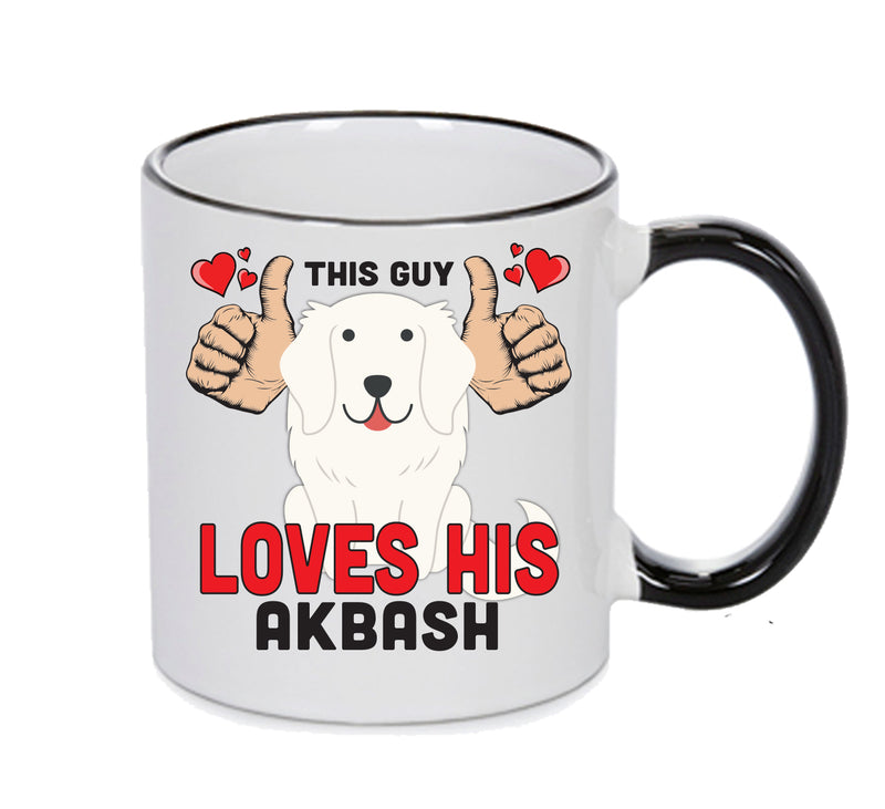 This guy loves his Akbash Mug - Dog Lover Mug