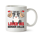 This guy loves his Border Collie - Mug - Dog Lover Mug