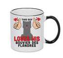 This guy loves his Bouvier Des Flandres Mug - Dog Lover Mug