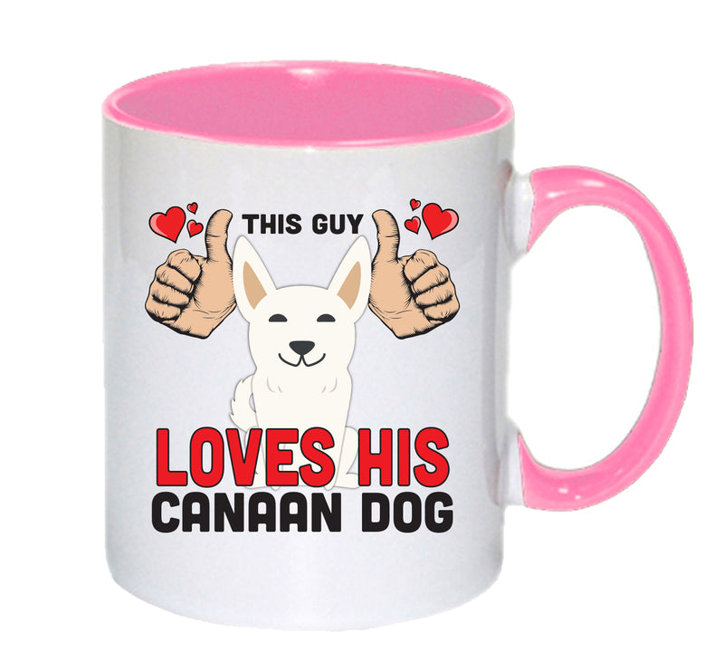 This guy loves his Canaan Dog Mug - Dog Lover Mug