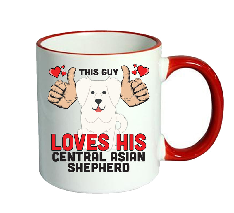 This guy loves his Central Asian Shepherd Mug - Dog Lover Mug