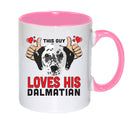 This guy loves his Dalmatian Mug - Dog Lover Mug