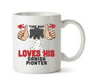This guy loves his Danish Pointer Mug - Dog Lover Mug