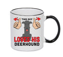 This guy loves his Deerhound Mug - Dog Lover Mug