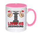 This guy loves his Deerhound Mug - Dog Lover Mug