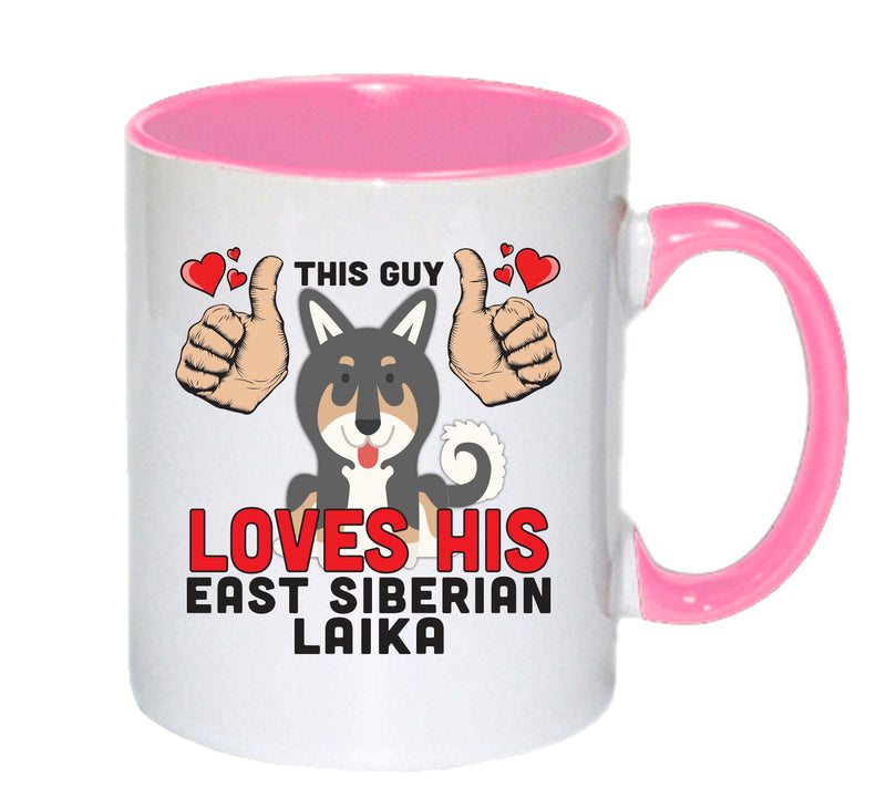 This guy loves his East Siberian Laika Mug - Dog Lover Mug