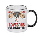 This guy loves his Fox Paulistina Mug - Dog Lover Mug