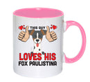 This guy loves his Fox Paulistina Mug - Dog Lover Mug