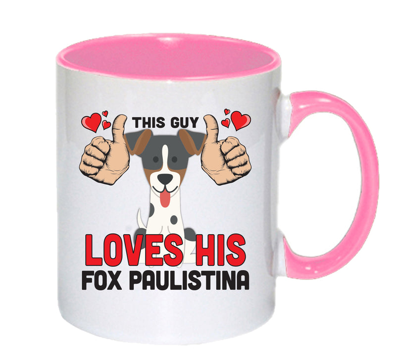 This guy loves his Fox Paulistina Mug - Dog Lover Mug