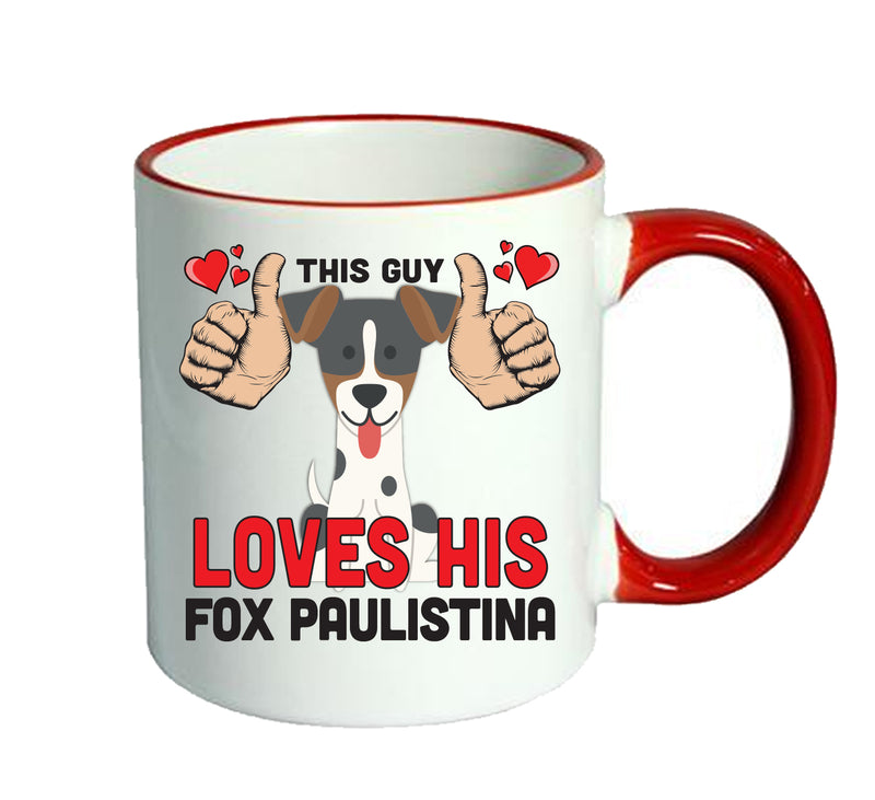 This guy loves his Fox Paulistina Mug - Dog Lover Mug